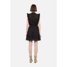 Short Dress In English Embroidery | Women | Black