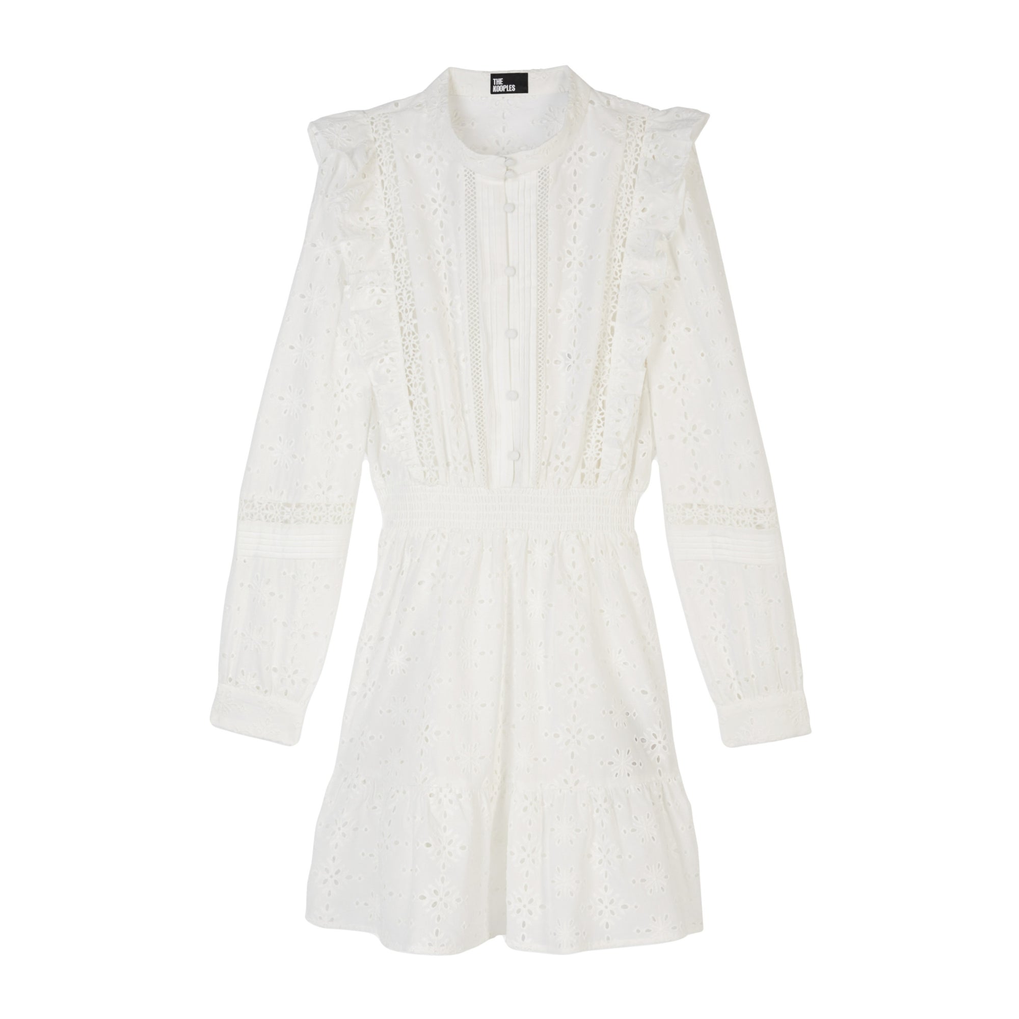 Short Dress In English Embroidery | Women | White