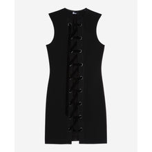 Short Dress With Lacing | Women | Black