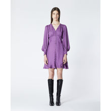 Short Dress With Snakeskin Motif | Women | Purple