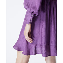 Short Dress With Snakeskin Motif | Women | Purple