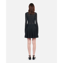 Short Lace Skater Dress | Women | Black