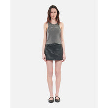 Short Leather Skirt | Women | Black