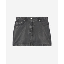 Short Leather Skirt | Women | Black