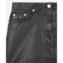 Short Leather Skirt | Women | Black