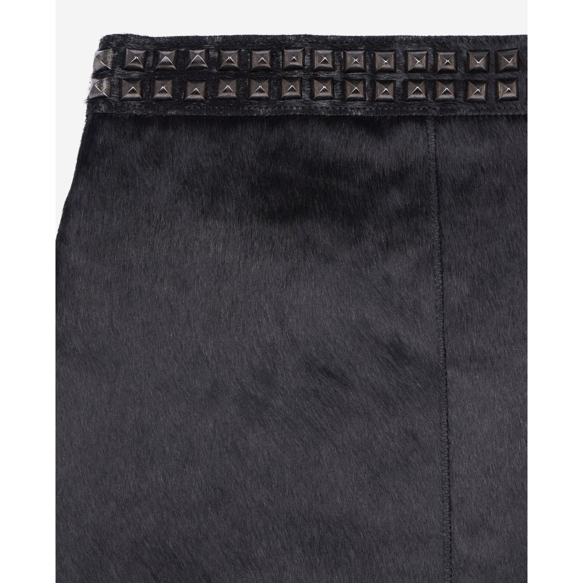 Short Leather Skirt | Women | Black