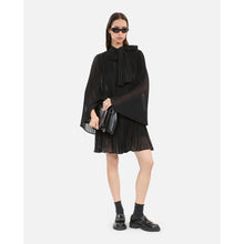 Short Pleated Dress | Women | Black