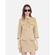 Short Safari Dress | Women | Beige