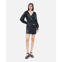 Short Sequin Dress | Women | Black