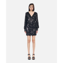 Short Sequin Dress | Women | Black