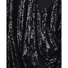 Short Sequin Dress | Women | Black