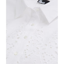 Short Shirt With Broderie Anglaise | Women | White