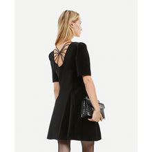 Short Velvet Dress | Women | Black