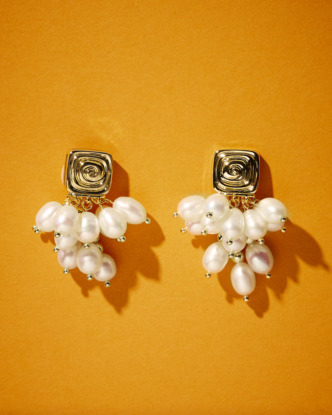 The Seychelles Pearl Statement Studs | Freshwater Pearls | Silver