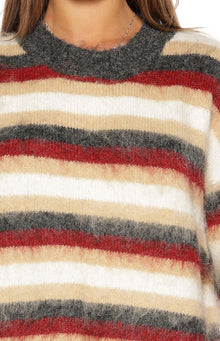 Sicily Stripe Oversized Sweater | Multi