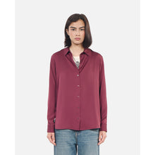 Silk Shirt | Women | Burgundy