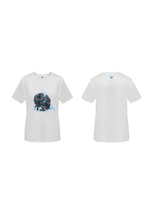 Silver Lion T-Shirt | White