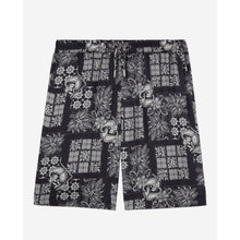 Skull Paisley Print Shorts | Men | Navy x White