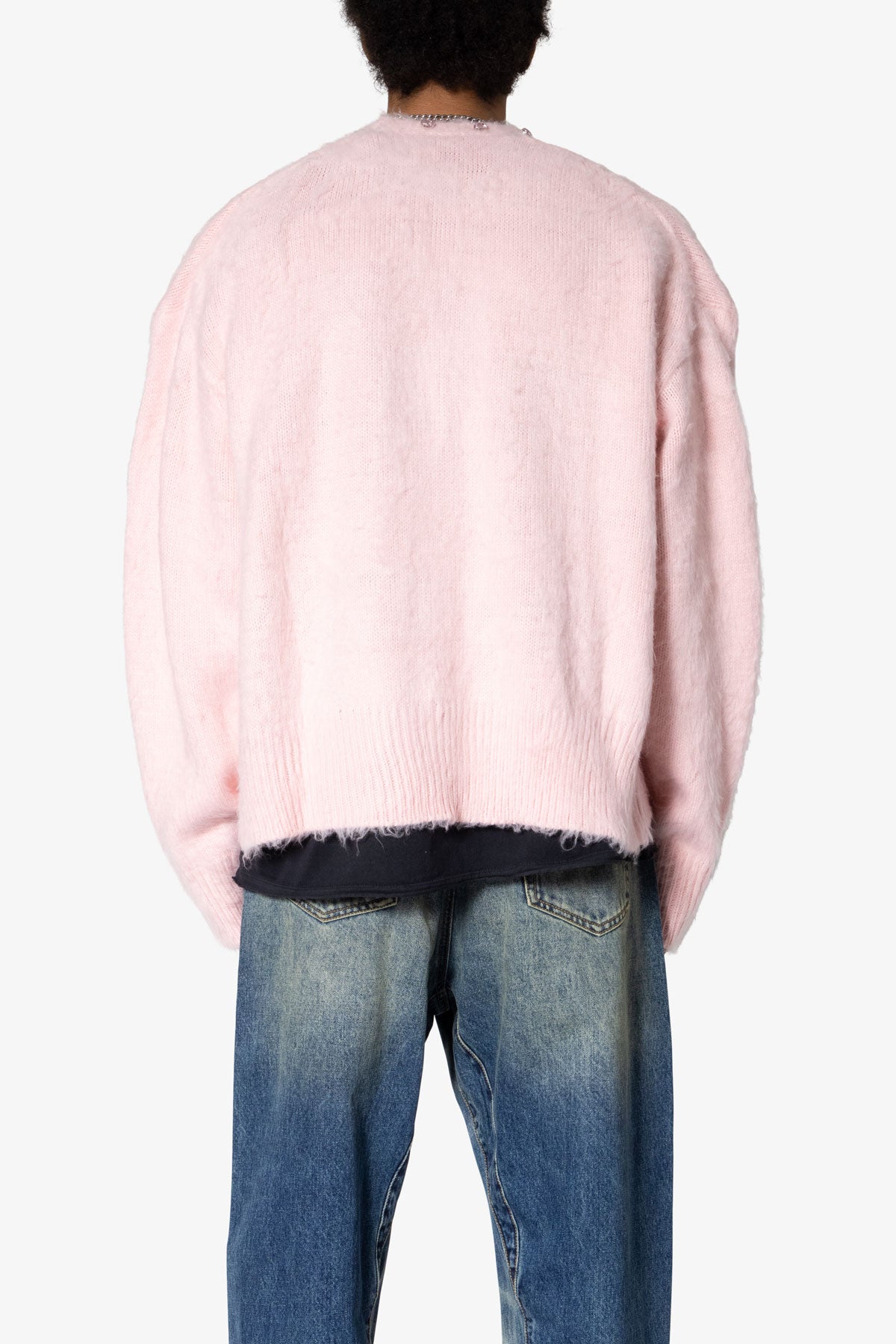 Sky Jeweled Cardigan Sweater | Pink
