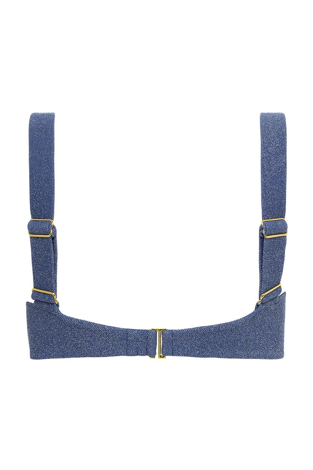Hayden Bikini Top | Sky Sparkle