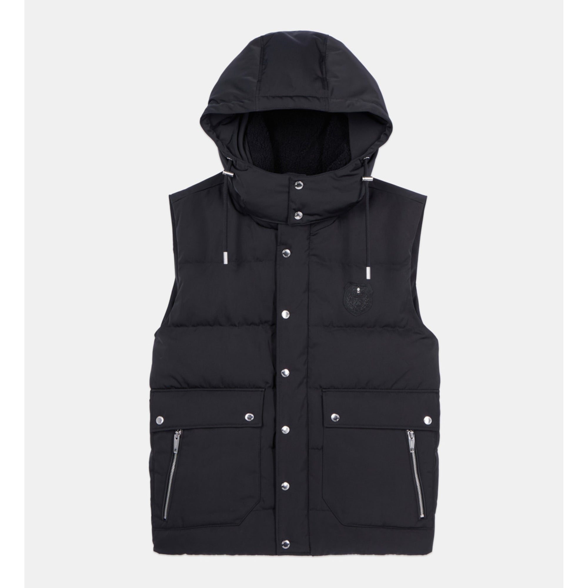 Sleeveless Down Jacket | Men | Black