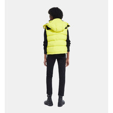 Sleeveless Down Jacket | Women | Yellow Fluo