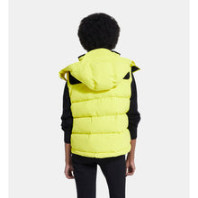 Sleeveless Down Jacket | Women | Yellow Fluo