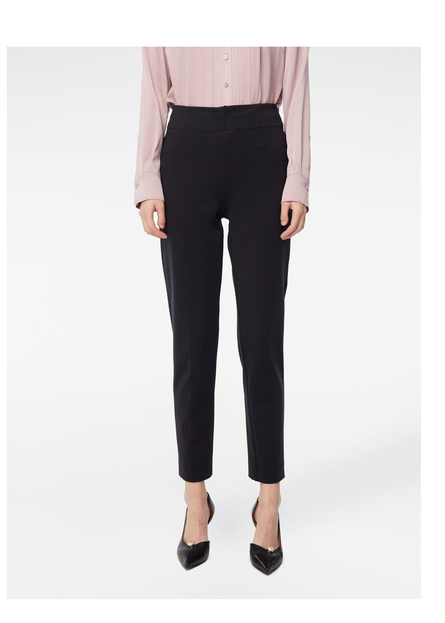 Slim-Leg Pants | Black