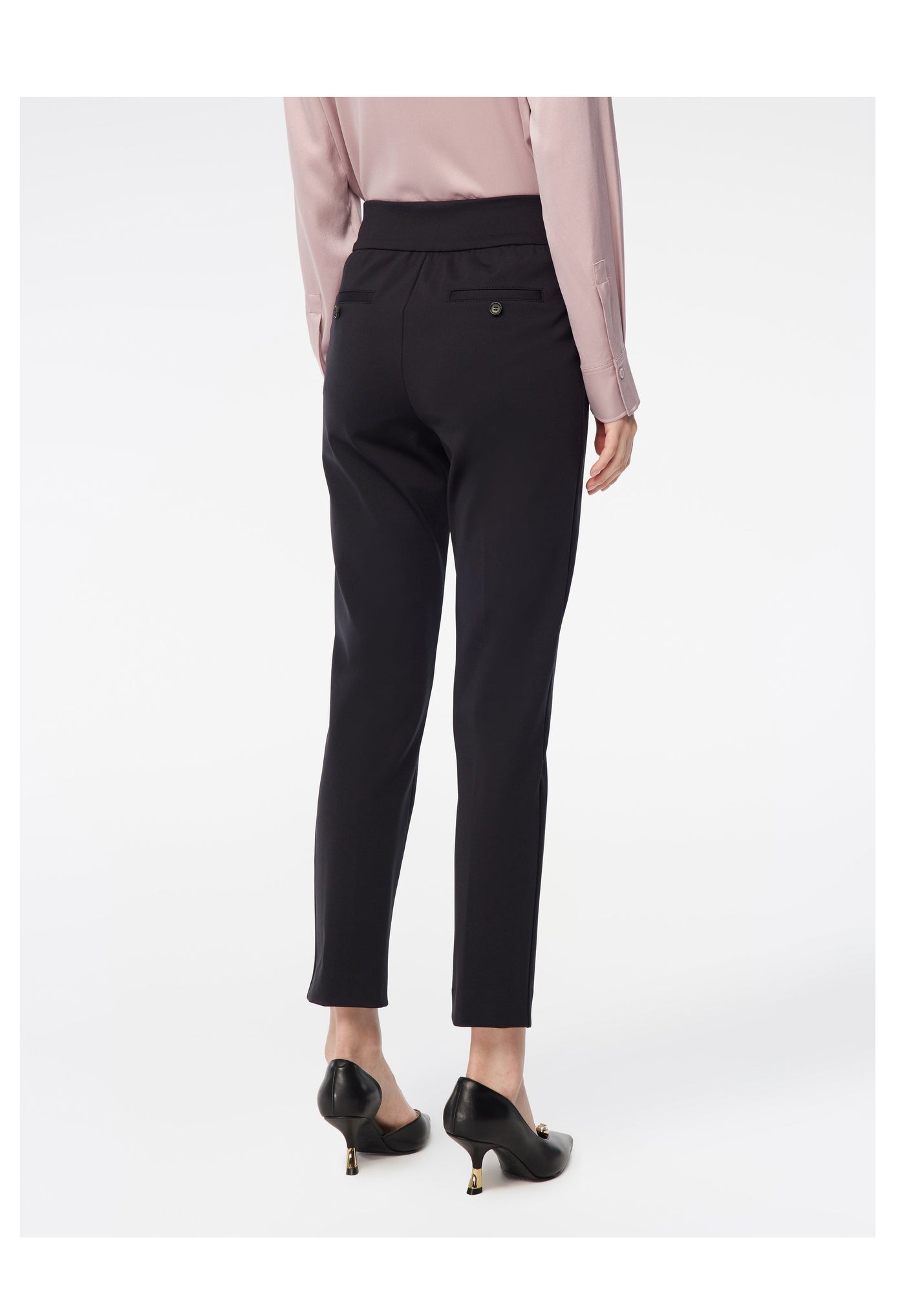 Slim-Leg Pants | Black