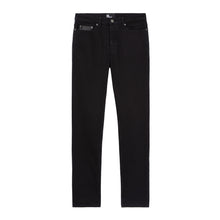 Slim Jeans With Leather Pocket | Men | Black