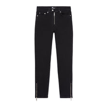 Slim Jeans With Zip | Women | Black Washed