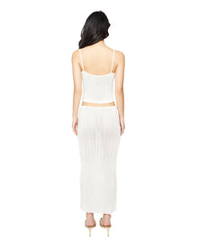 Slinky Rib Knit Tank | Off White