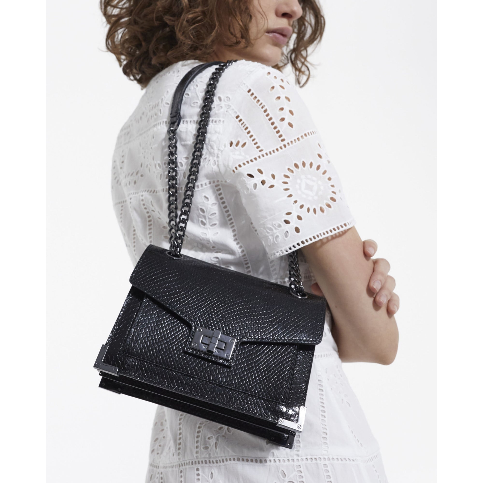 Small Emily Bag In Leather | Women | Black