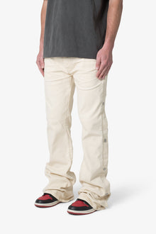 Snap Baggy Flare Denim | Off White