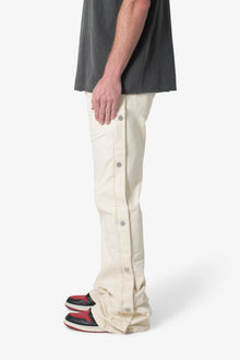 Snap Baggy Flare Denim | Off White