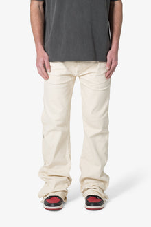 Snap Baggy Flare Denim | Off White