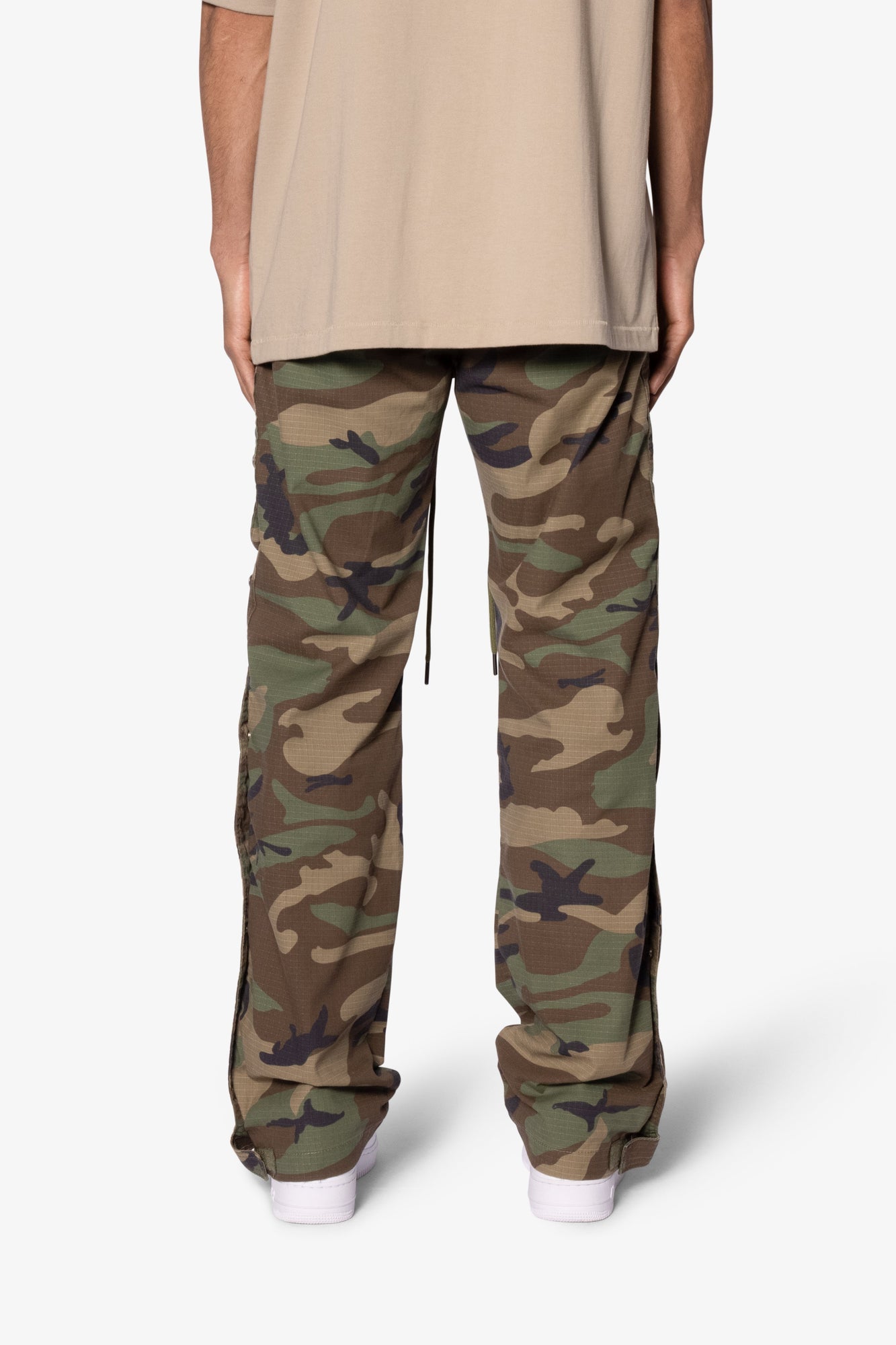 Snap Front Cargo Pants | Camo