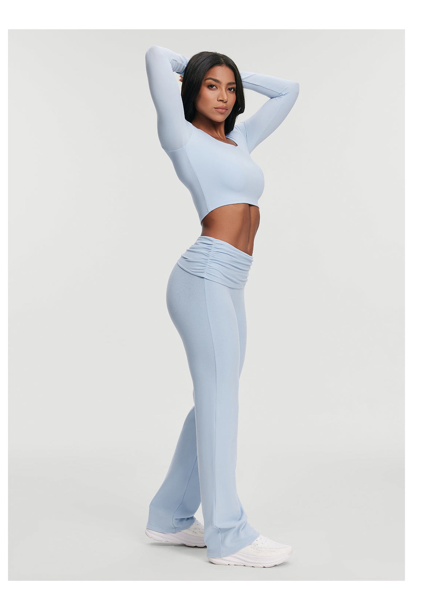 Soft Seamless Lounge Pants | Sky Blue
