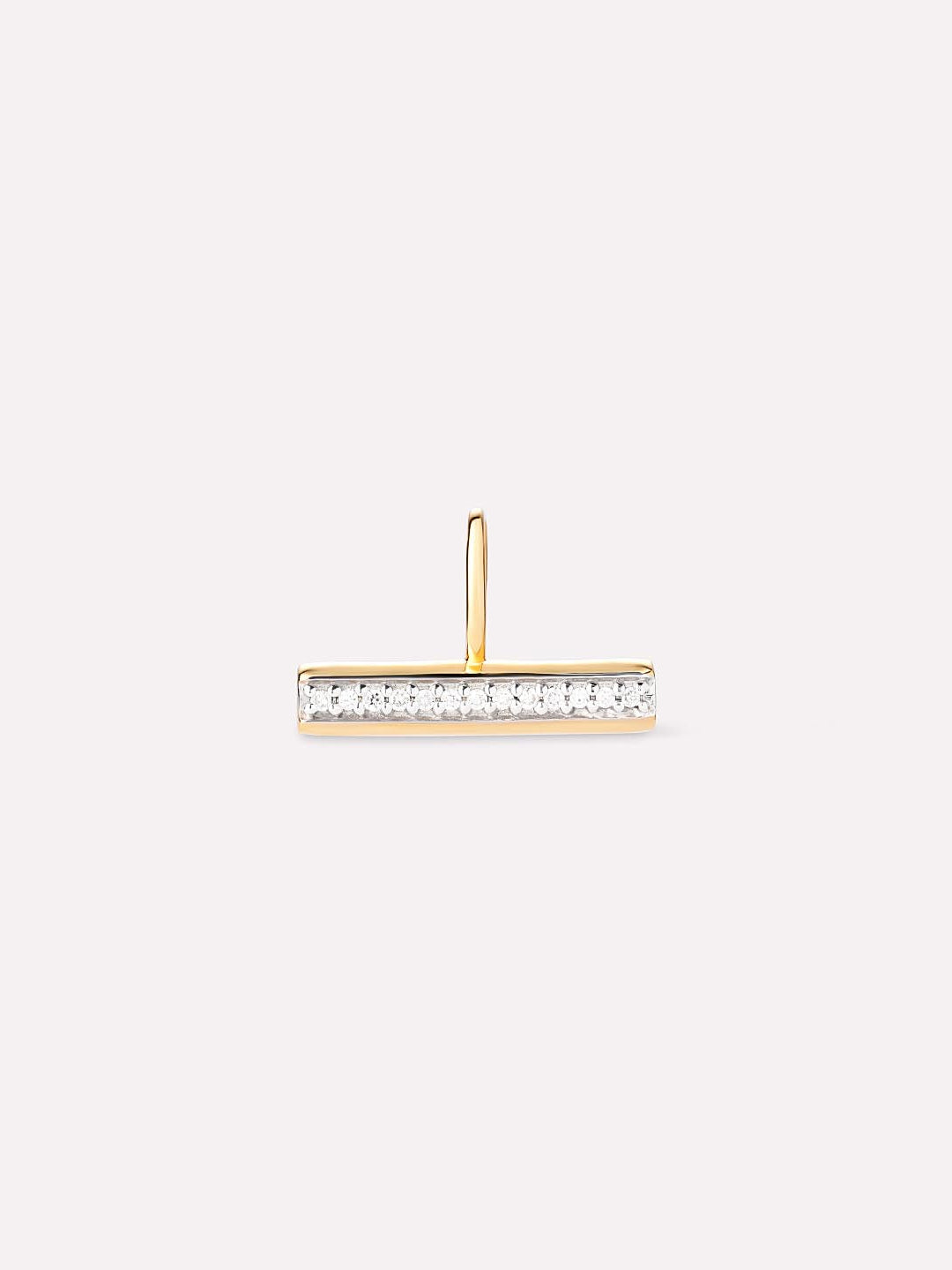 Diamond Toggle Charm | 10K Solid Gold | 0.04 CTW Diamonds