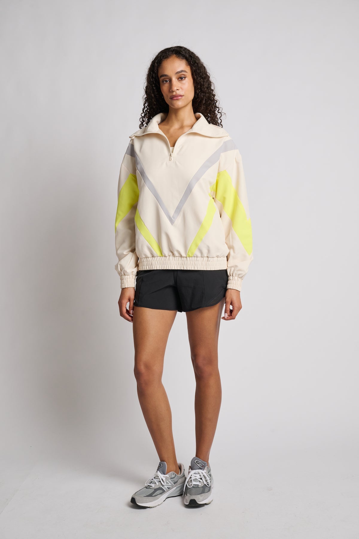 Zara Terez | Soul Track Quarter Zip | White