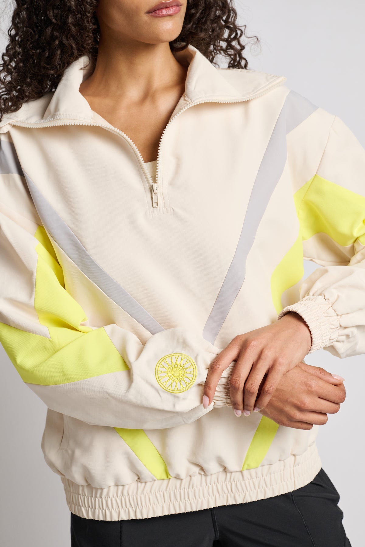Zara Terez | Soul Track Quarter Zip | White