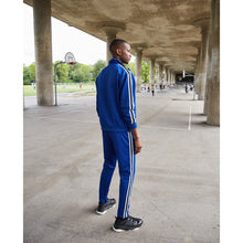 Sportswear Jacket Two-Tone Bands | Men | Electric Blue