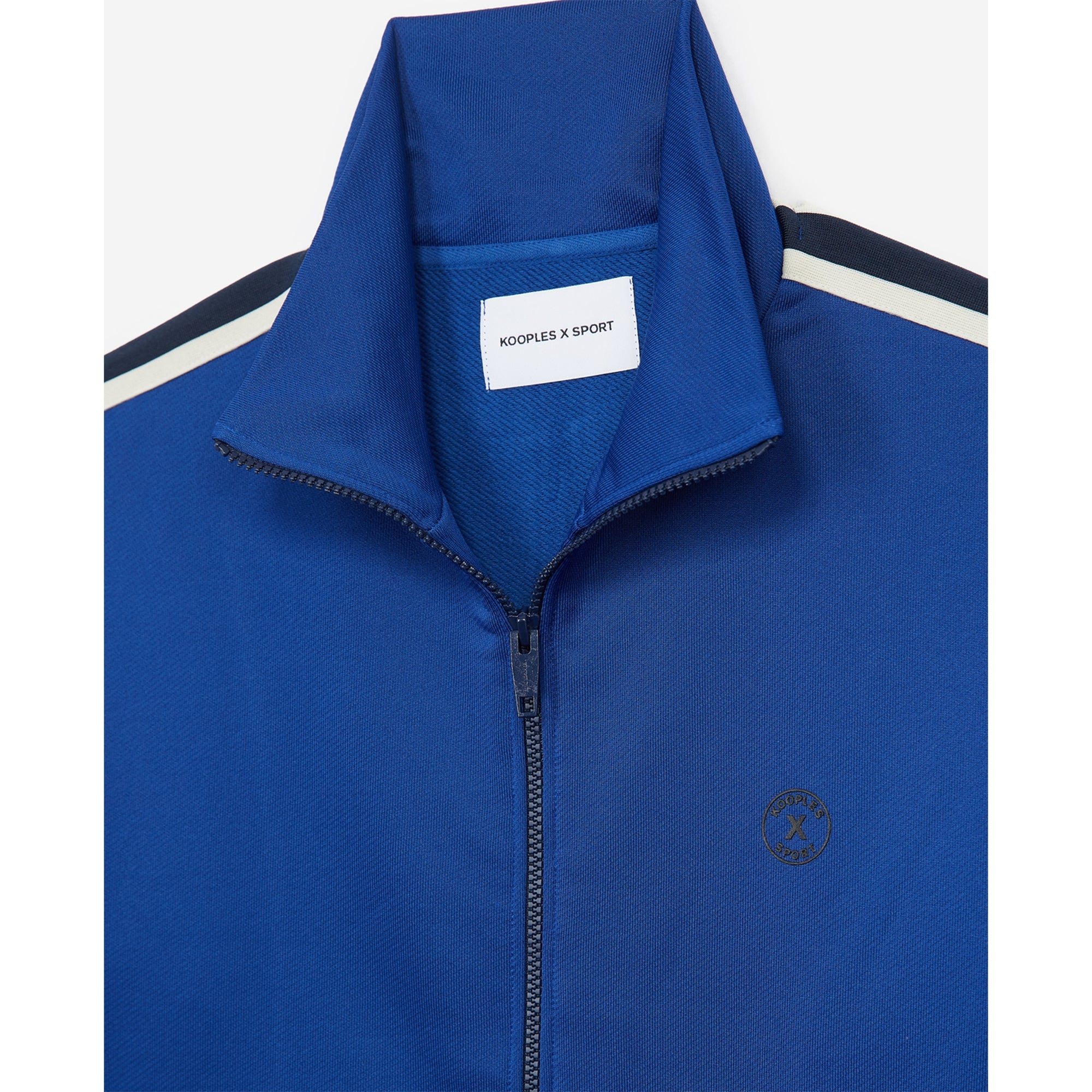 Sportswear Jacket Two-Tone Bands | Men | Electric Blue