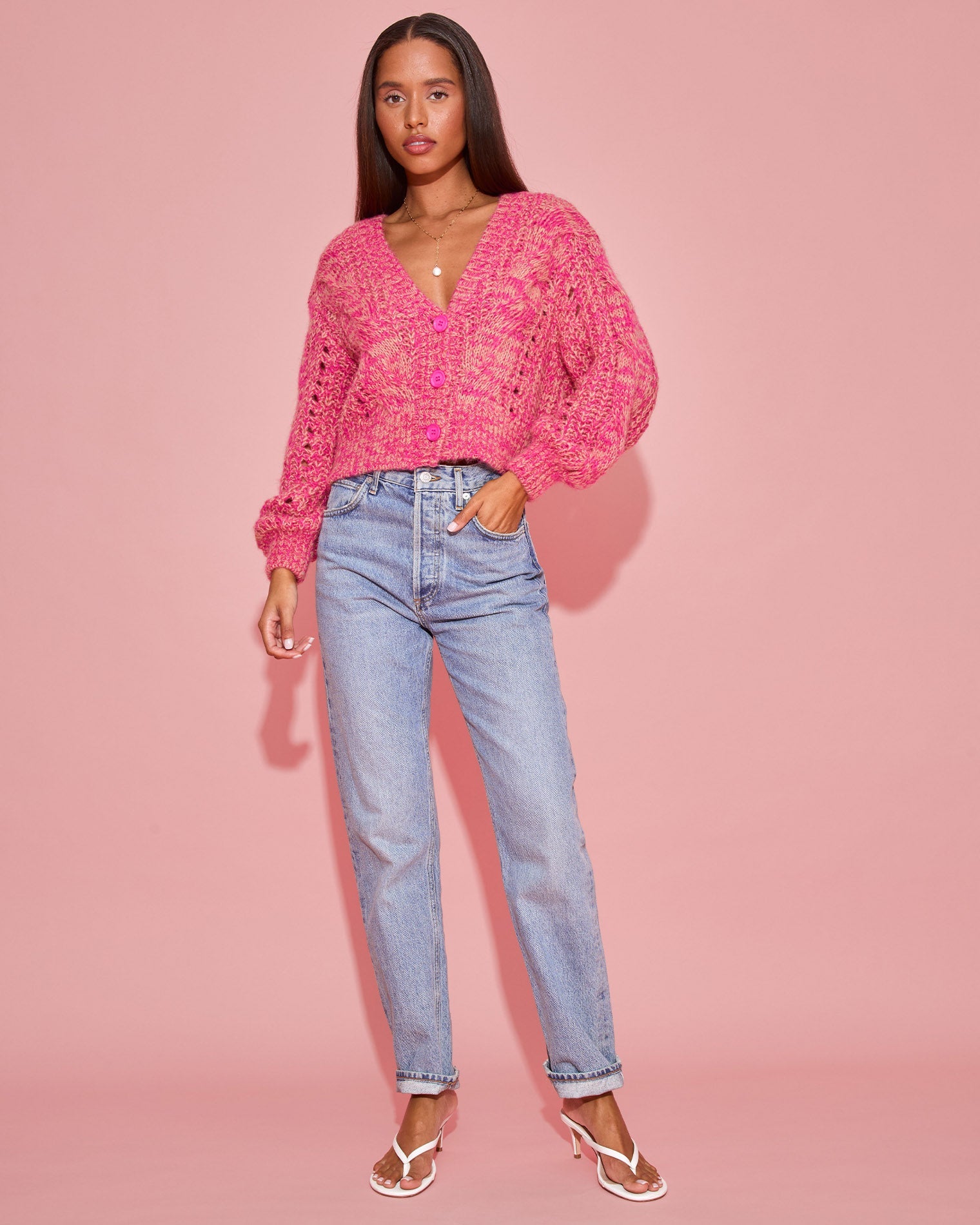 Strawberry Marl | Model: Lura (size: S) | Hover