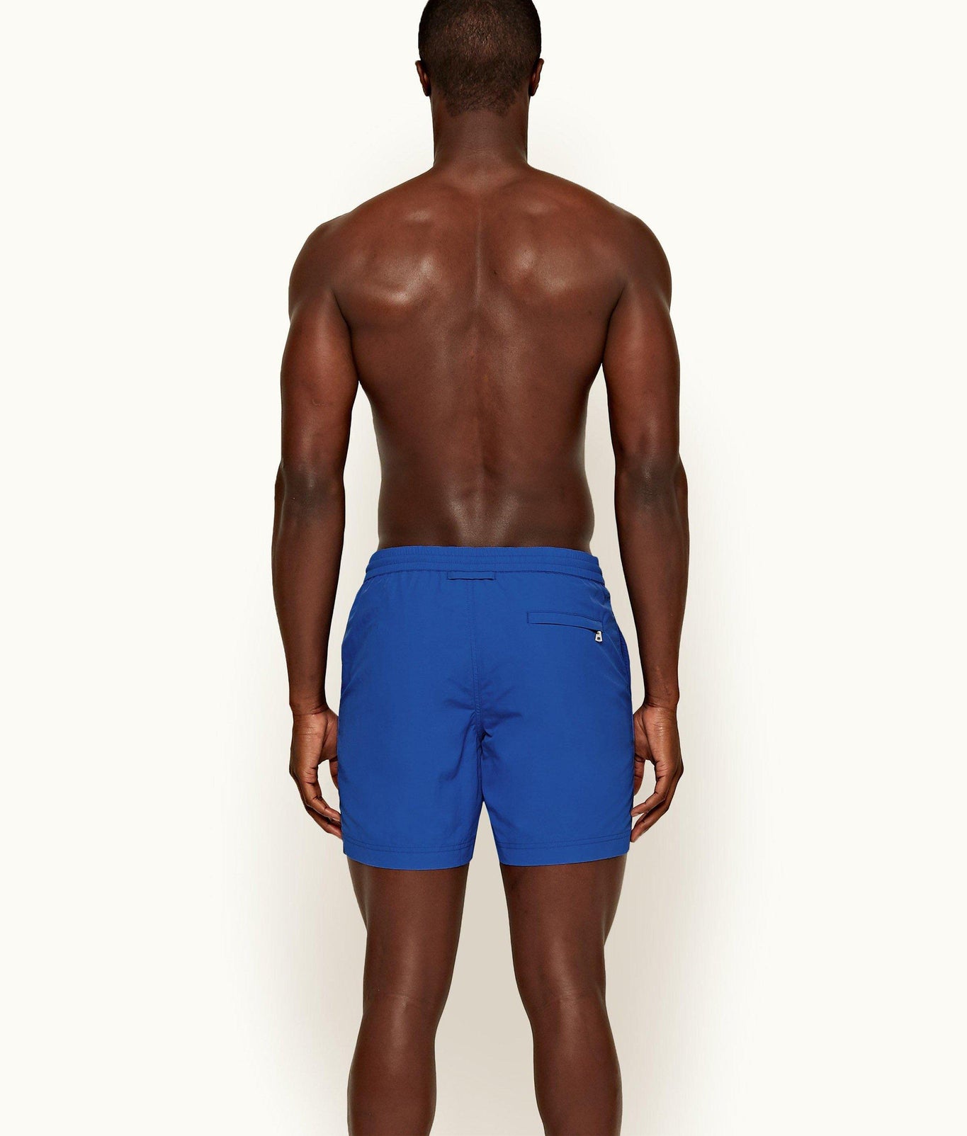 Standard Blue Mid-Length Swim Shorts | Sky Diver