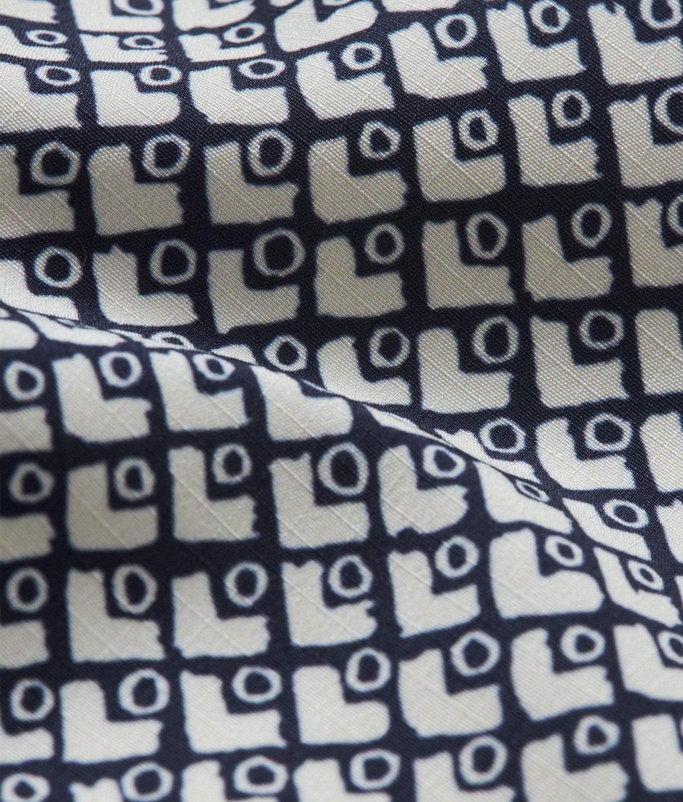 Standard Geo Print Mid-Length Drawcord Swim Shorts | Night Iris/White Sand