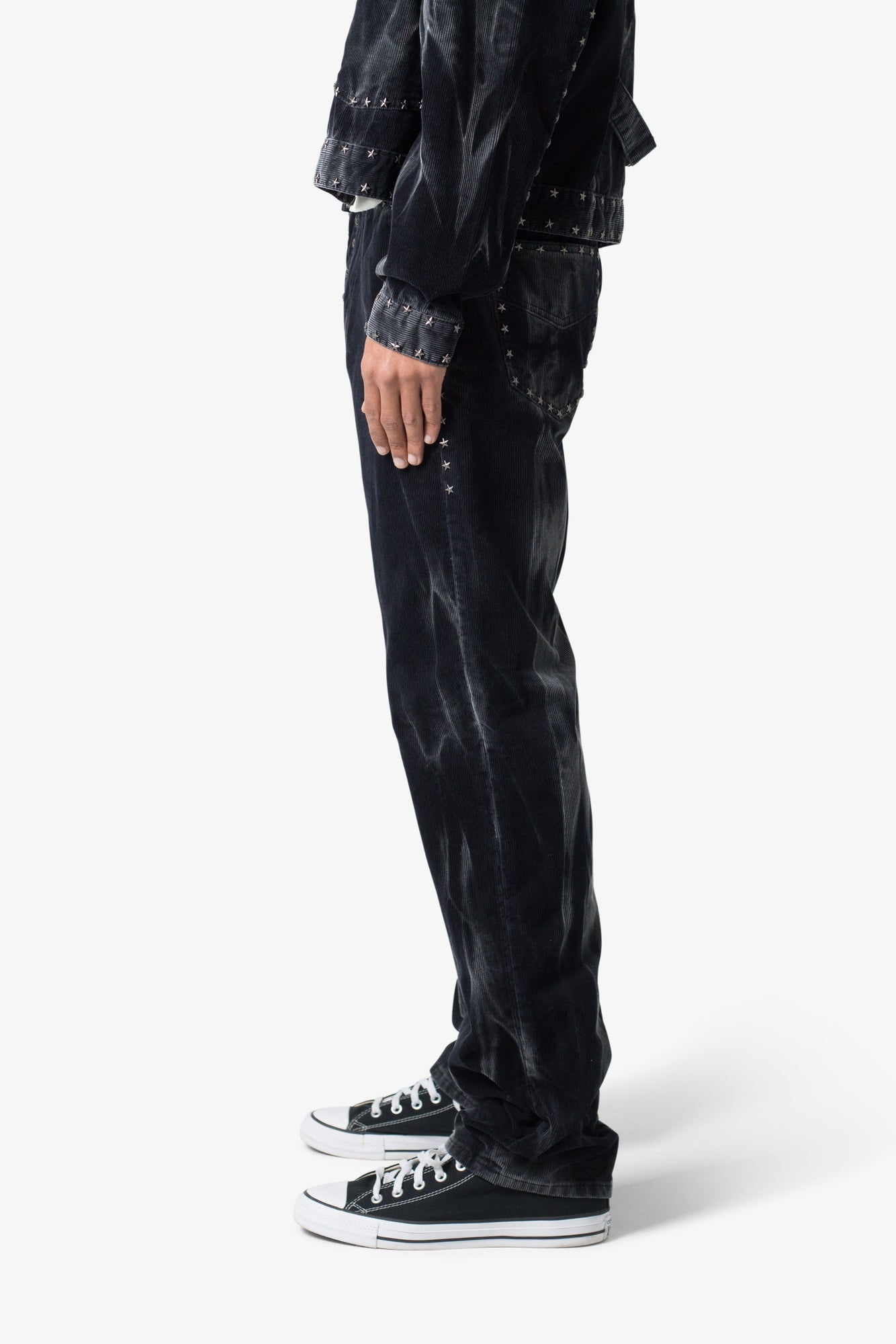 Star Studded Pants | Washed Black