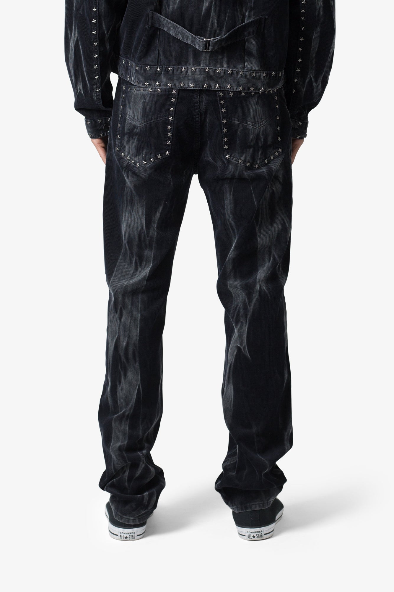 Star Studded Pants | Washed Black