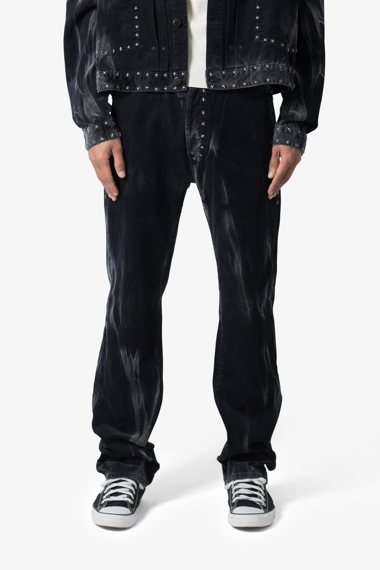 Star Studded Pants | Washed Black