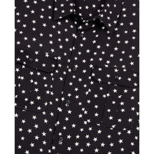 Star Printed Shirt | Men | Black x White